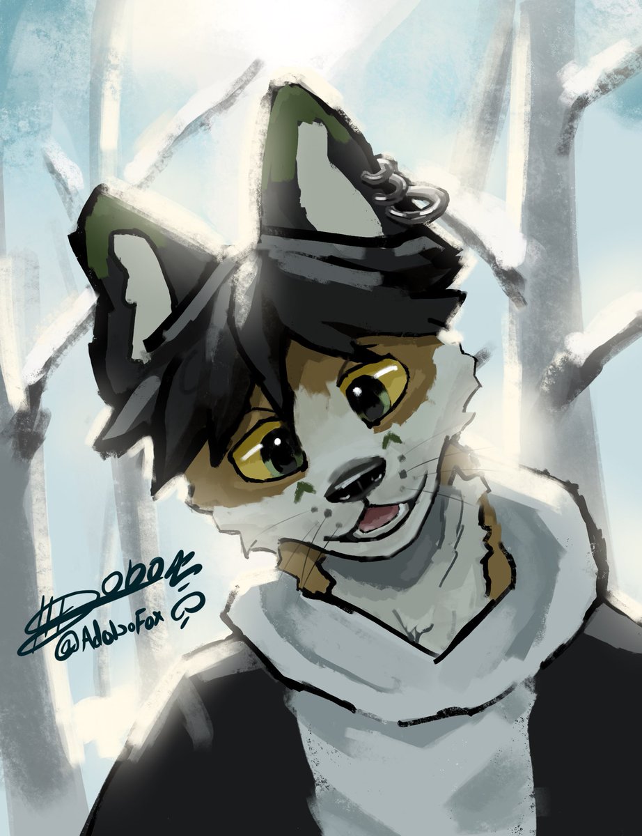 Winter :3

#furry #furryart