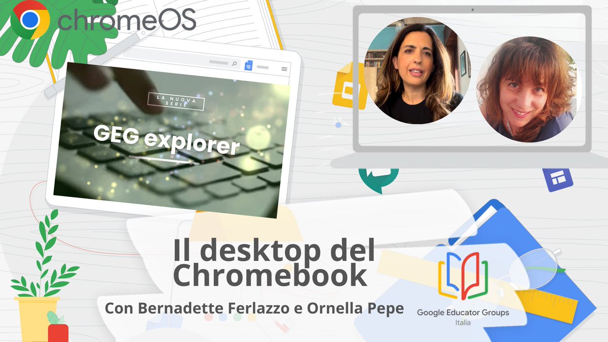 Vi è piaciuto il primo video della serie #Gegexplorer? Siete pronti a saperne di più sui Chromebook?
Non perdete la prossima puntata, siamo solo all’inizio del viaggio… E vi ricordiamo che se avete dubbi o domande sull’ argomento potete scriverci. t.ly/flYfl