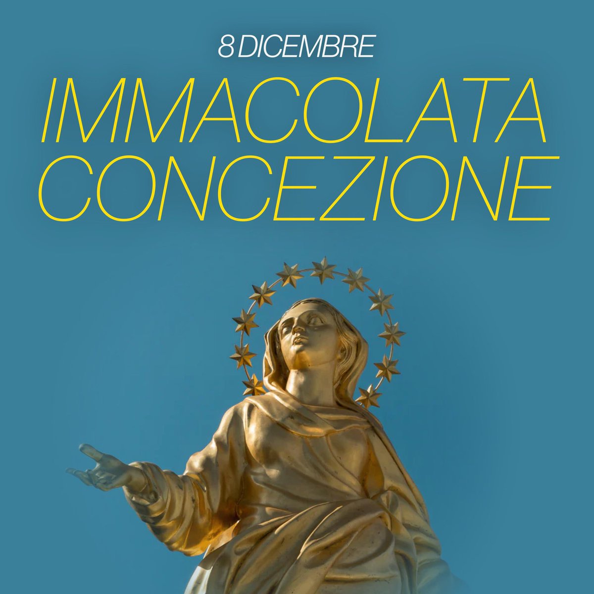forza_italia's tweet photo. Celebriamo oggi l’Immacolata Concezione della Beata Vergine Maria, concepita e nata senza il peccato originale. Difendiamo con orgoglio le nostre radici cristiane. @Antonio_Tajani 

#8dicembre https://t.co/4yaFbKdkWF