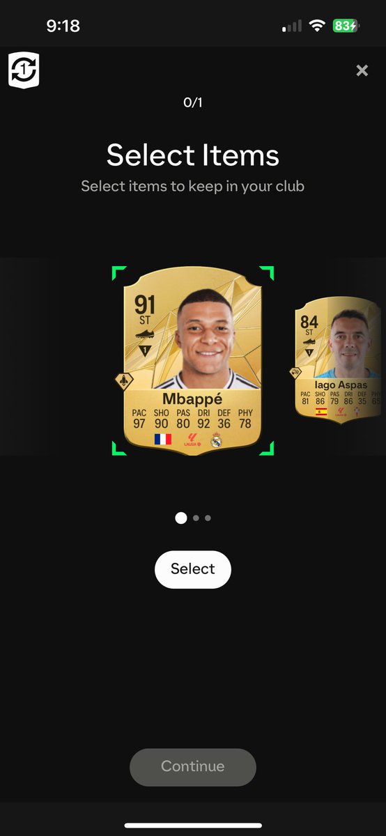 reecekent14's tweet photo. @FIFA22_INFO Haven’t played since week 3 of release. Do sbcs here and there. Had 100k so opened it and got this 🙃😅 https://t.co/n6mt5wZSPQ