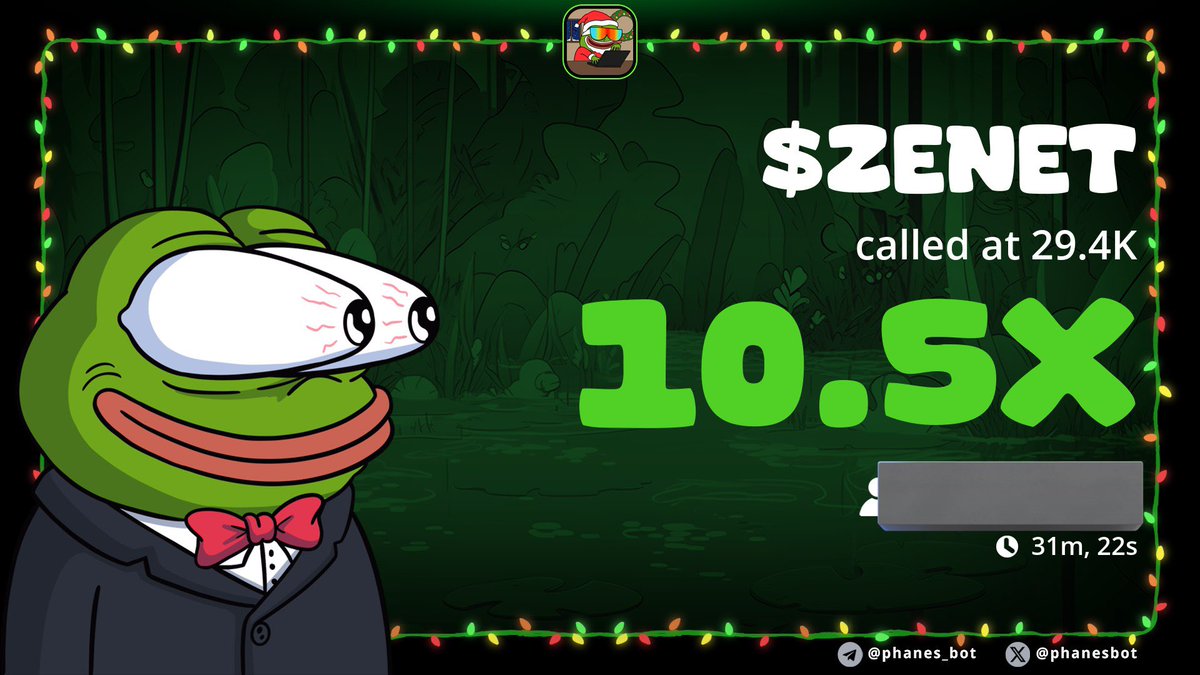 $ZENET LIL 10.5X LFG the chat is printing