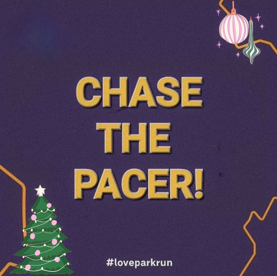 Next Saturday (14th December) is our monthly pacer parkrun. We are looking for pacers for the following: 20,21,22,23,24,25,27,28,29,30,31,32,33,34,35 and 36 Comment below with your preference and parkrun number. All pacers receive a volunteer credit.