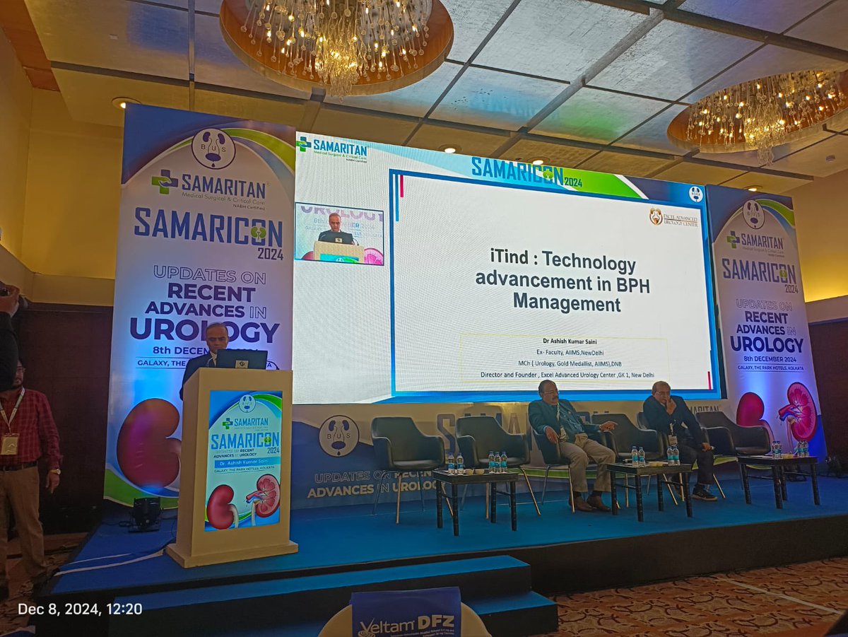 #iTind for BPH . Sharing our experience in Samaricon 2024 at Kolkata #iTind #BPH #drashishsainiurologist #prostate #exceladvancedurologycentre