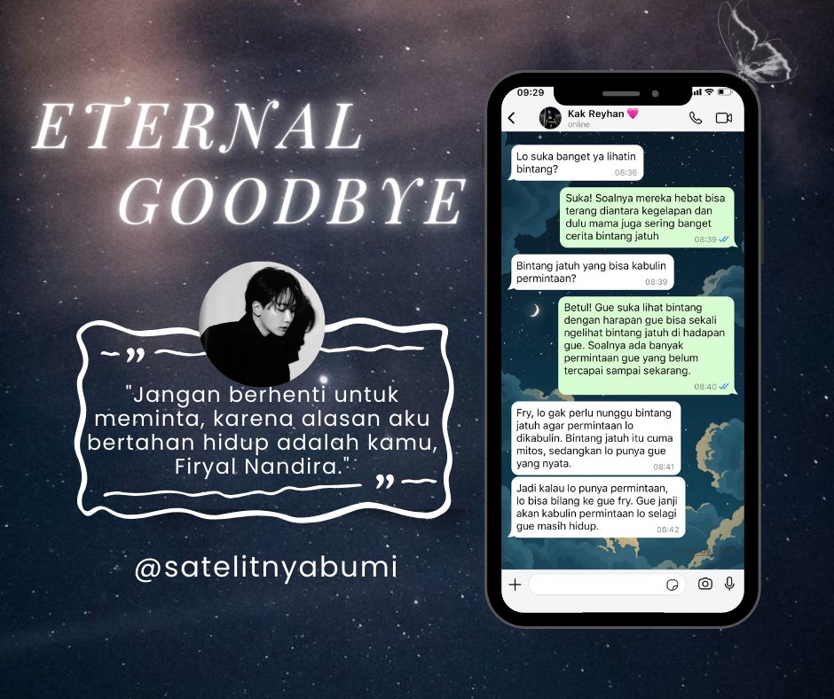 ETERNAL GOODBYE 

; Yoon Jeonghan Local AU
© Satelitnyabumi