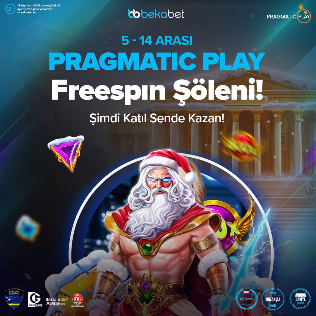 risksizkazancli's tweet photo. 🏆 5-14 Aralık PragmaticPlay Freespin Şöleni Başladı!

🎁 Toplamda 12.250 Freespin Dağıtılıyor!

💸 Günlük Ödüller:
🔵5 kişiye 100 Freespin
🔵5 kişiye 70 Freespin
🔵5 kişiye 50 Freespin
🔵5 kişiye 25 Freespin

🔴Freespin'ler Şu Oyunlarda Geçerli:
🍬Sweet Bonanza
⚡️Gates of Olympus
🚀Sugar Rush
🐟Big Bass Splash
💫Starlight Princess 

⚠️Katılmak için Pragmatic Play oyunlarında 1₺ bahis yapman yeterli!

🌍 #Bekabet 'in #risksizvekazancli dünyasına katıl, kazanca ortak ol!

💻(https://t.co/ebvjMjLcyc)