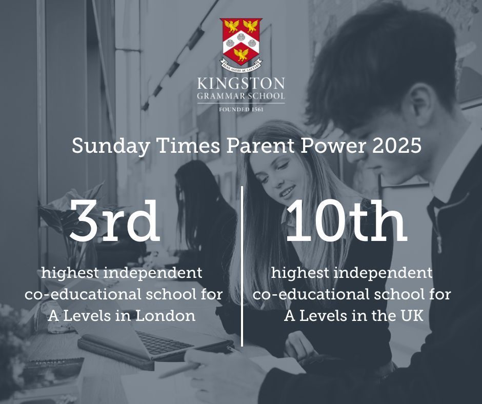 Delighted to once again be ranked among the Top 40 Independent Schools in the country in the 2025 Sunday Times Parent Power! 
#ThisIsKGS #workwellandbehappy
