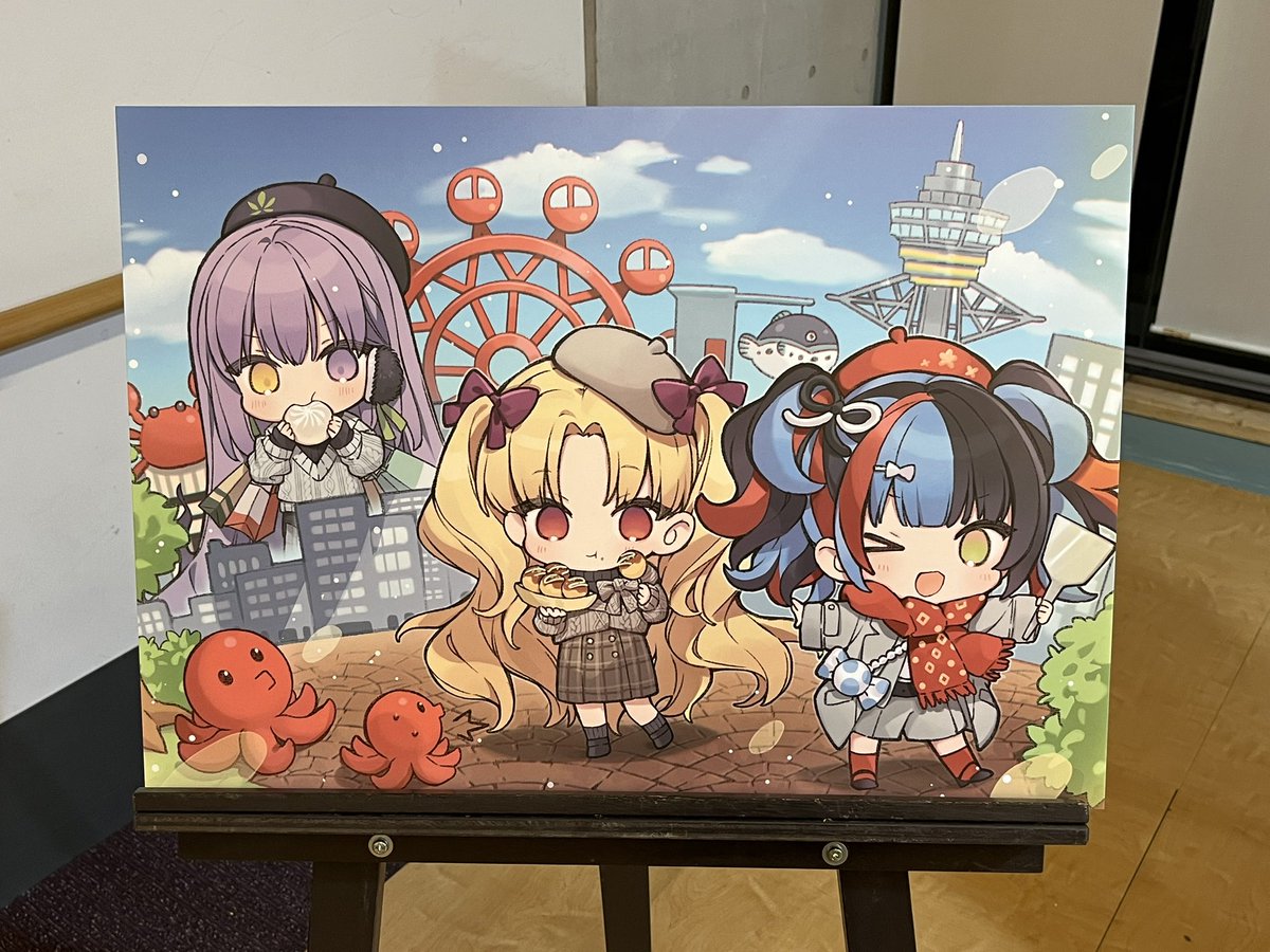 クー・フーリン ,フォウ ,マシュ・キリエライト(Fate) 「サテライトステーションお疲れっピ! 」|名も無き皇帝のイラスト