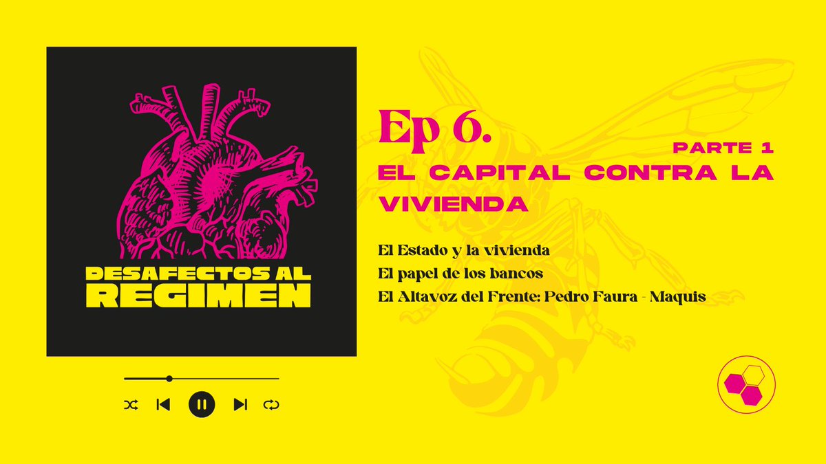 🎙️ DR | «El Capital contra la vivienda»

💬¿Cuál es el papel del Estado y de nuestro Gobierno con la vivienda? ¿Cómo actúan los bancos? 

🎶 Pedro Faura en el Altavoz del Frente 

Spotify - open.spotify.com/episode/4qSSVx…

iVoox - go.ivoox.com/rf/136679775