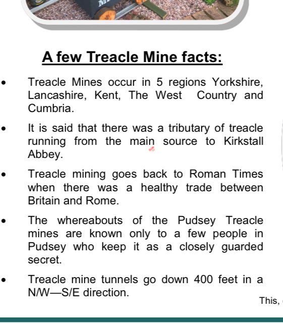 sturmey's tweet photo. @SundayBrunchC4 is the treacle from the world
Famous treacle mines in pudsey West Yorkshire https://t.co/IWLdWWdorF