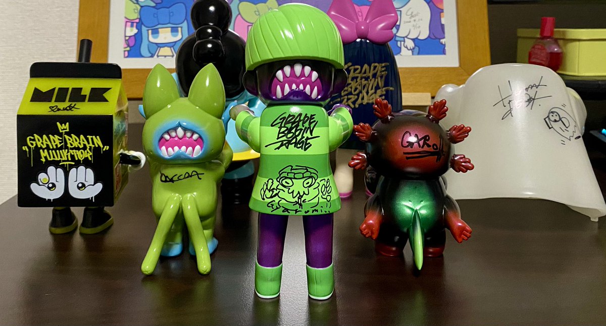baccan ソフビ　ORBY ヤマシロヤ限定　抽選購入 おもちゃ作家、baccan(バッカン)さん(@baccan_jp)の「ORBY