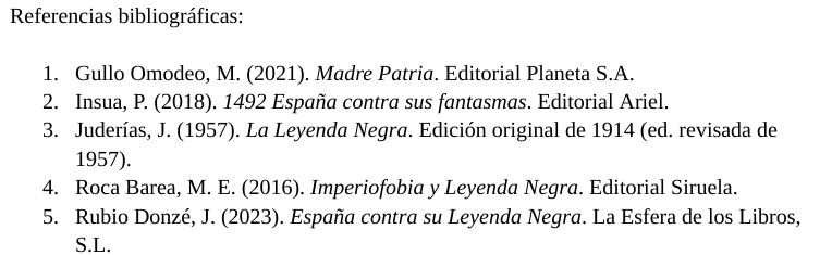 Divulgaideas's tweet photo. Referencias bibliográficas: https://t.co/NjqxhiIIum