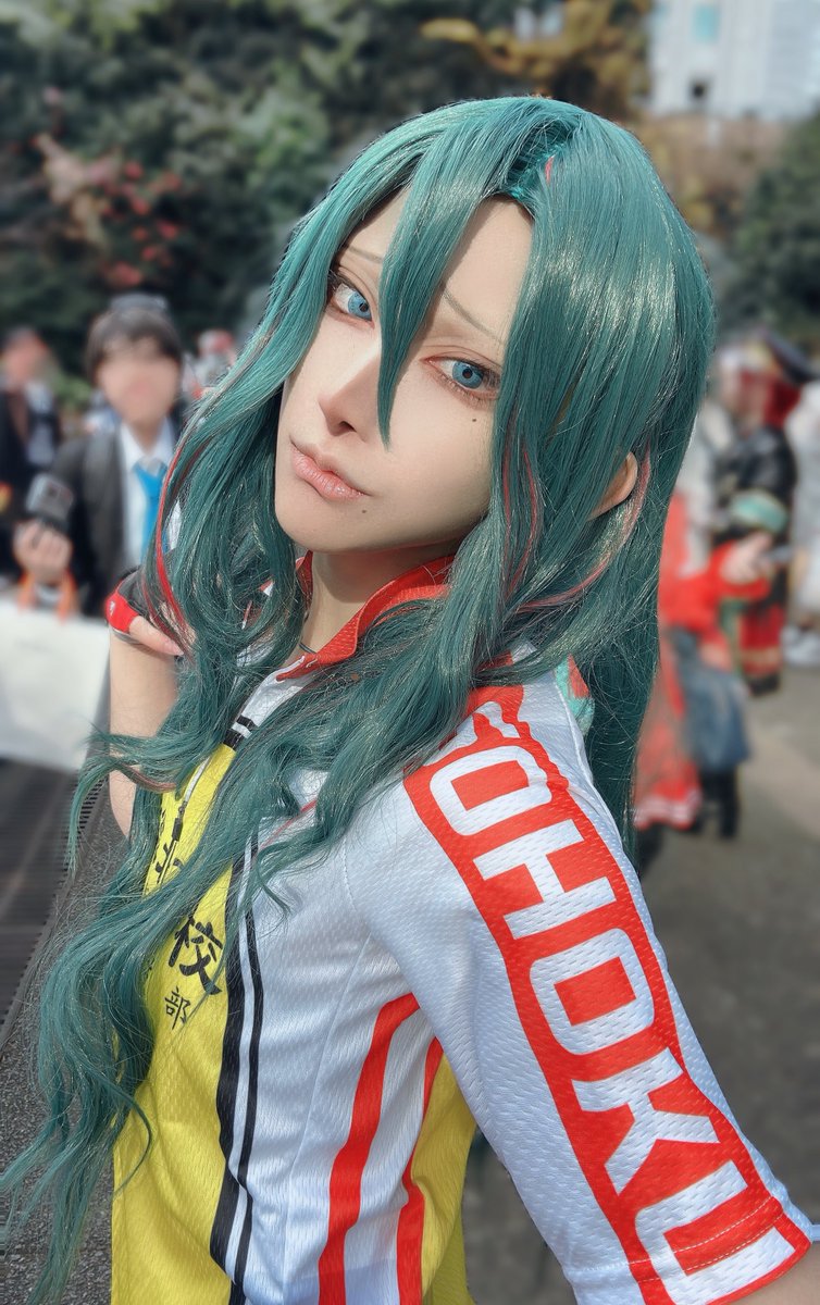 itaku_COS's tweet photo. 【弱虫ペダル  cos】

⋆ ࣪🕷 巻島裕介 💚⸝‍⋆

 #アコスタ池袋 https://t.co/Ui4X14StNr