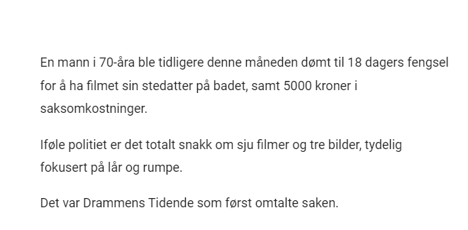 stammebark's tweet photo. Selge og sende cannabis – 120 dager i fengsel. 

Sju videoer og tre bilder av stedatteren i dusjen – 18 dager.

Når etterspurte planter blir straffet hardere enn overgrep, er det på tide å spørre hvem loven egentlig beskytter.

https://t.co/qgWdEFHbFd https://t.co/aj7I4ob4Iz