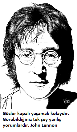 Bir meşrubat ya da sabun nasıl pazarlanıyorsa, biz de öyle barış satıyoruz. Nasıl ki savaşın reklamı yapılıyor, biz de barışın reklamını yapıyoruz.
#JohnLennon saygıyla.
🖌️ Wilson Santos