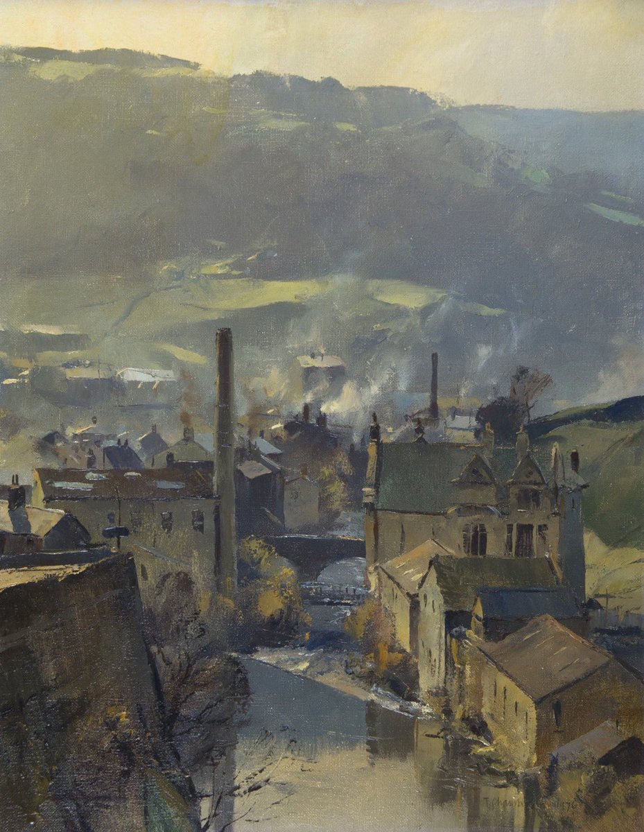 GrimArtGroup's tweet photo. Right up there with some of my personal favourites from this year 😍 #TheGrimList2024🎖️

Hebden Bridge, Yorkshire by Trevor Chamberlain (b. 1933) https://t.co/vDZhpejQzc