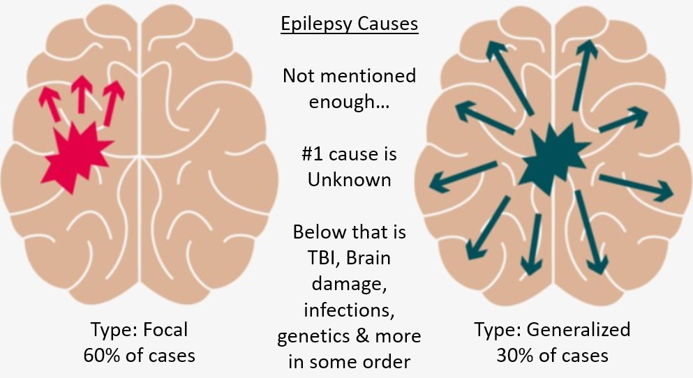 Learning Your #Seizure Type is Where to Start  ⚕

#Education on the different #epilepsy types really matters as #medications differ. Breaks down to 6-7 different types. #1 cause = unknown. #Neurology #EpilepsyAwareness #health <a href="/LorrieForseth/">Lorrie</a> <a href="/guy_amv/">epilepsy facts & opinions (minds of an epileptic)</a> <a href="/BrainAblaze/">Brain Ablaze</a> <a href="/TalkAboutItorg/">TalkAboutIt.org</a>