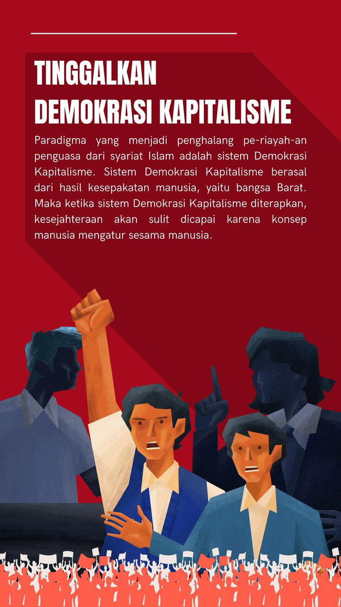 elfa_indah's tweet photo. Hanya islam yang mampu memulihkan krisis kepemimpinan dengan solusi hakiki

#PemimpinPengurusRakyat 
#ButuhKepemimpinanIslam https://t.co/PA0u7hv6Mn