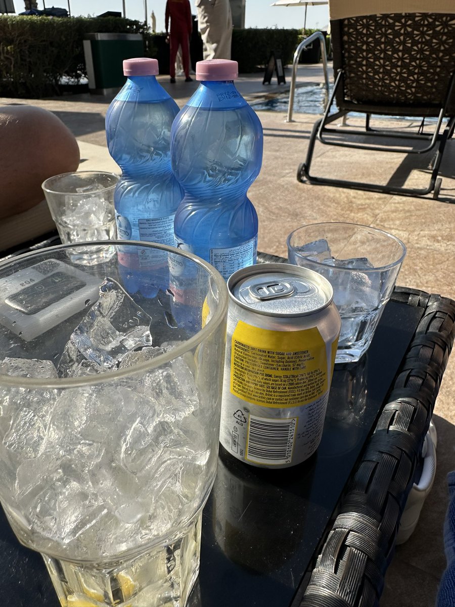 An afternoon by the pool in Dubai
