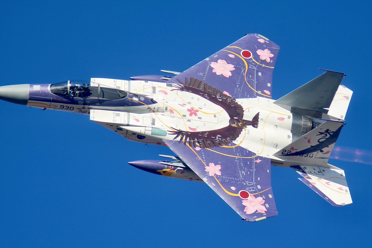 masa19971213's tweet photo. 小松で見れなかったスペマの機動飛行もリベンジ完了✅
3sqも機動飛行にAGG、ブルーも雲ほとんどない青空でのパフォーマンス圧巻でした🔥
#百里基地 
#百里基地航空祭 https://t.co/hBfMcU67Ud