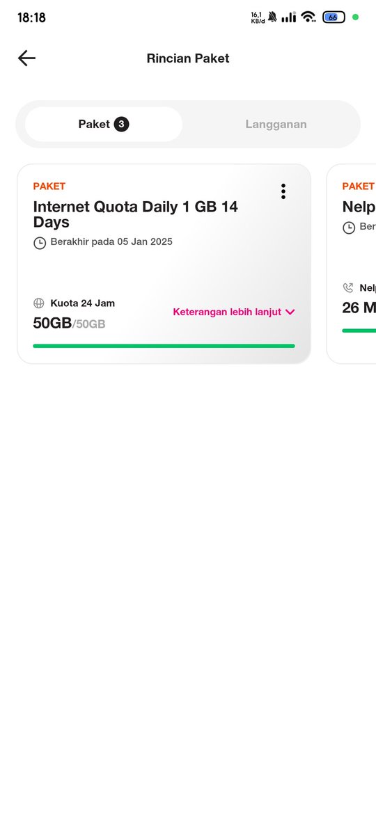 min tadi saya beli kuota tri dan saat sudah terbeli tertulisnya seperti ini maksudnya bagaimana ya main? "Internet Quota Daily 1 GB 14 Days" apa kuota saya dibatasin hanya 1GB 1 hari begitukah? <a href="/triindonesia/">3 Indonesia</a>