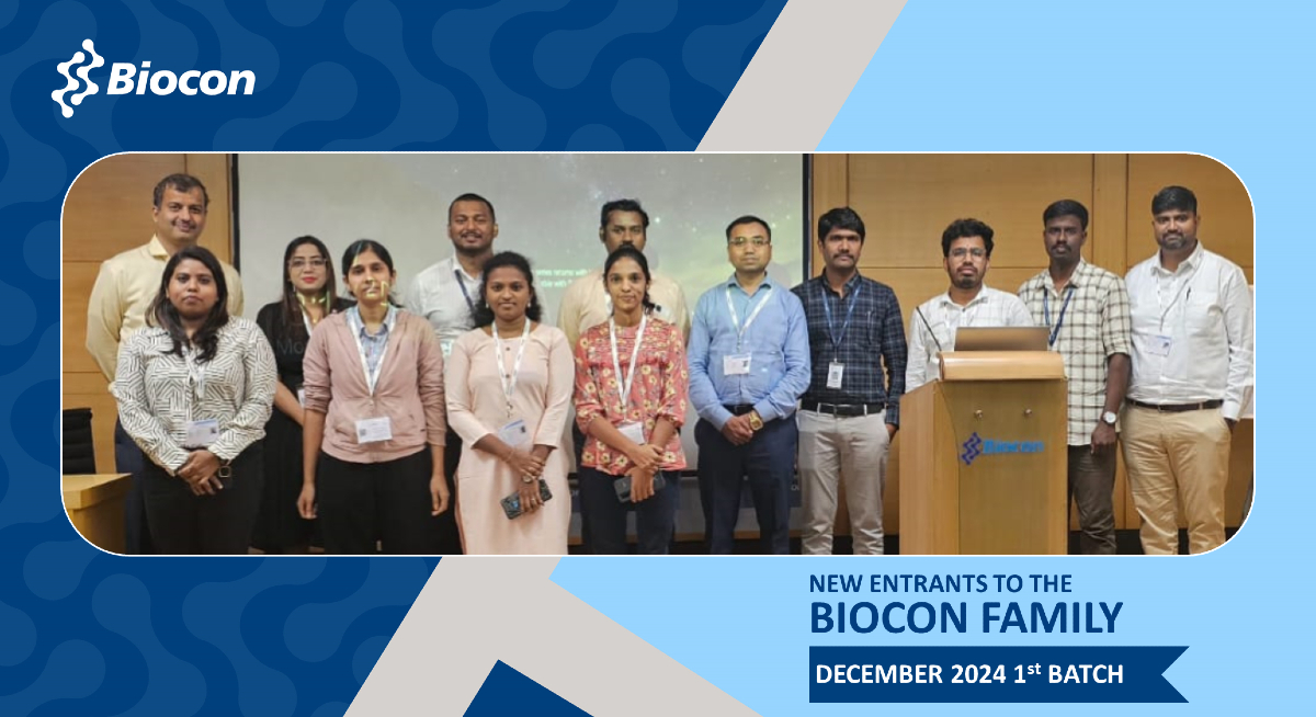 Bioconlimited's tweet photo. #WelcomeToBiocon: Always excited to welcome new #Bioconites to the team! Congratulations, and we look forward to you contributing to our purpose of providing everyone, everywhere, affordable access to medicines.
#Biocon https://t.co/NNkcZYG1Le