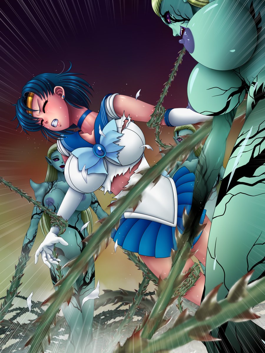 ! 血が出てるけど健全H絵注意 !

Skebでご依頼いただきました
セーラームーンの
セーラーマーキュリーさんです。
シュミじゃないからと最初の依頼を
お断りしたり失礼なことしてたのに
納品後速攻でブースト(高額!!)と
感想までいただきまして恐縮です!
ご依頼本当にありがとうございました!! 