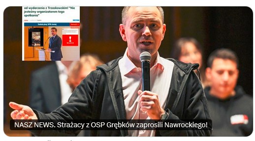 ZofiaRomano's tweet photo. #Wspaniale Strażacy z OSP Grębków zaprosili do siebie kandydata na Prezydenta 🇵🇱 @NawrockiKn - „będzie to okazja do poznania kandydata i rozmowy o ważnych sprawach”.
Zaproszenie zostało przyjęte❗
Strażacy odcięli się od spotkania z Trzaskowskim.
#Nawrocki2025
#NaszaPolska https://t.co/AD25oyiAul