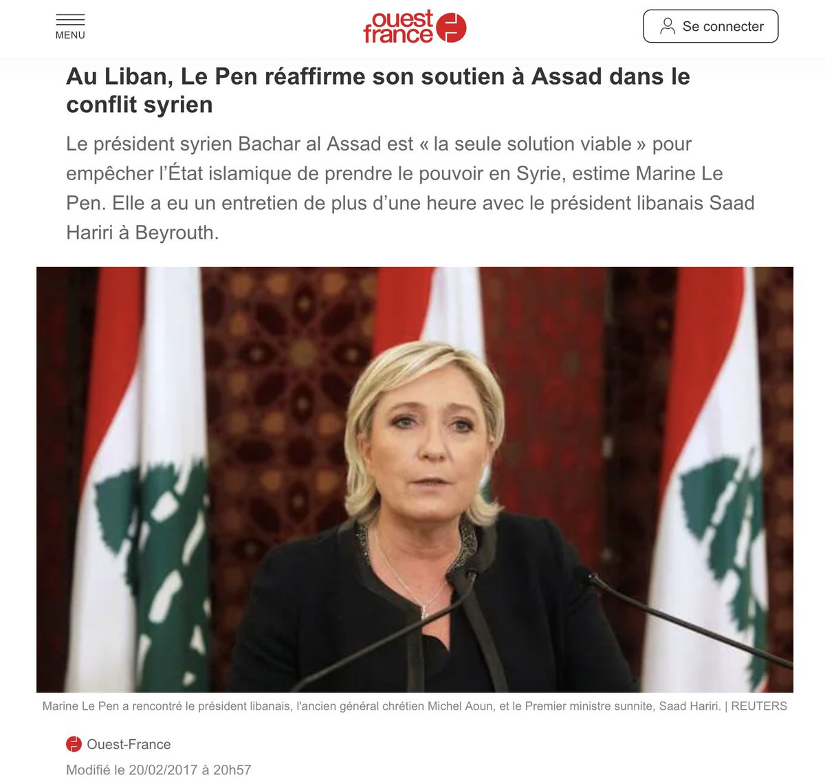 VictorCahat's tweet image. Alors qu'on rappelle à juste titre le soutien de Jean-Luc Mélenchon à Poutine, n'oublions pas que Le Pen est AUSSI fan du boucher de Damas. Ni oubli, ni pardon.