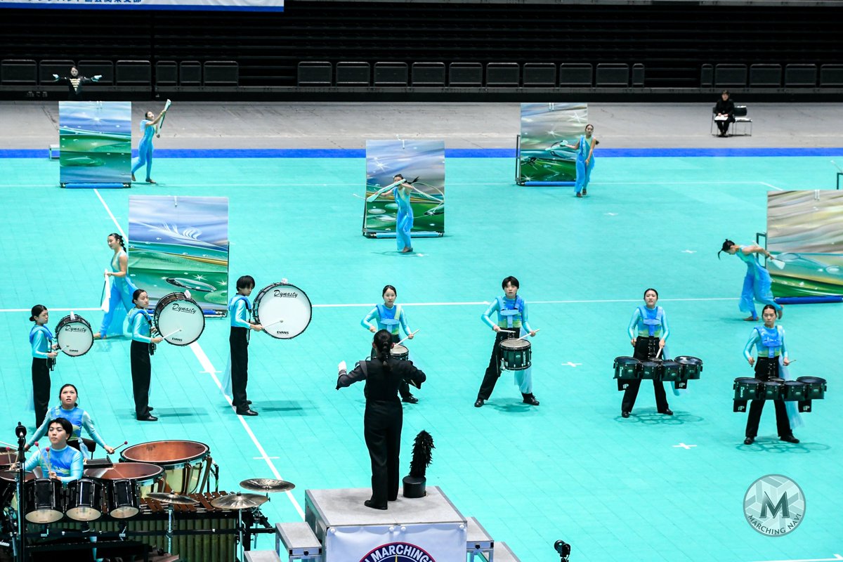 marchingnavi's tweet photo. 第59回マーチングバンド関東大会
高等学校の部　中編成
銀賞：かえつ有明中・高等学校マーチングバンド ESTEAM【Water Impressions】
@ESTEAM_official 

大会レポ記事はこちら⏬
https://t.co/dGHdwxSyYX https://t.co/EYoVumj4aZ