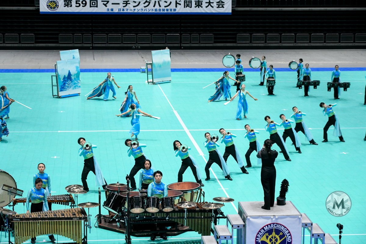 marchingnavi's tweet photo. 第59回マーチングバンド関東大会
高等学校の部　中編成
銀賞：かえつ有明中・高等学校マーチングバンド ESTEAM【Water Impressions】
@ESTEAM_official 

大会レポ記事はこちら⏬
https://t.co/dGHdwxSyYX https://t.co/EYoVumj4aZ