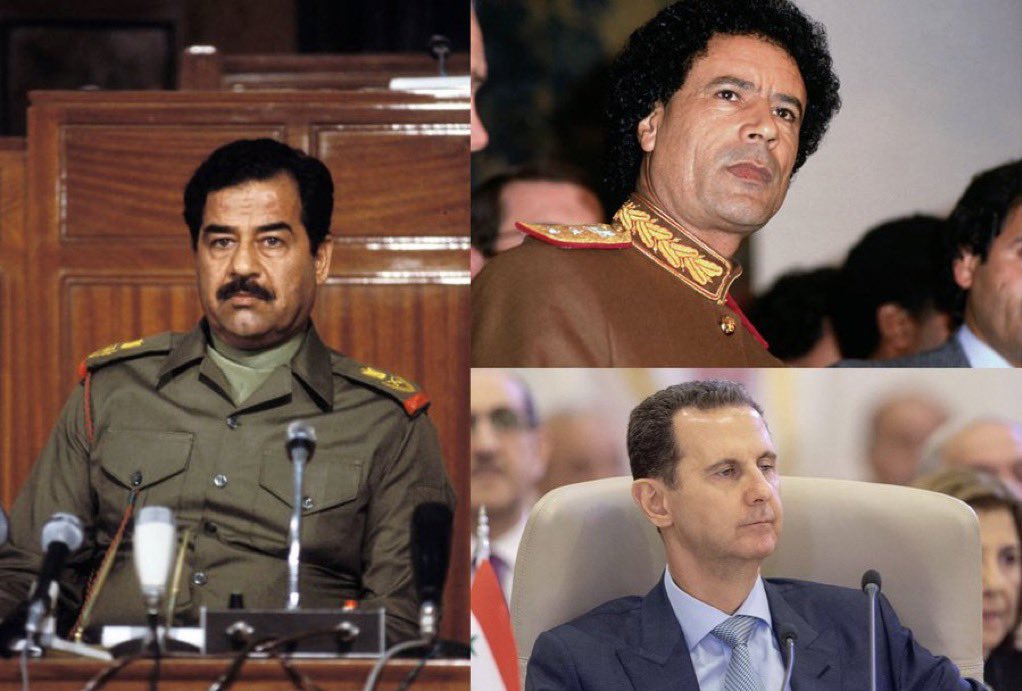 Ümit Dikbayır on X: "Irak'ta Saddam, Libya'da Kaddafi, Suriye'de Esat düştü! Şimdi İran'ı dağıtacaklar!! Sonra hedef TÜRKİYE!! BOP tıkır tıkır işliyor!! Neyi alkışlıyorsunuz? Ne Şam'ın Şekeri Ne Arap'ın Yüzü. https://t.co/Ecz1oJnYbP" / X