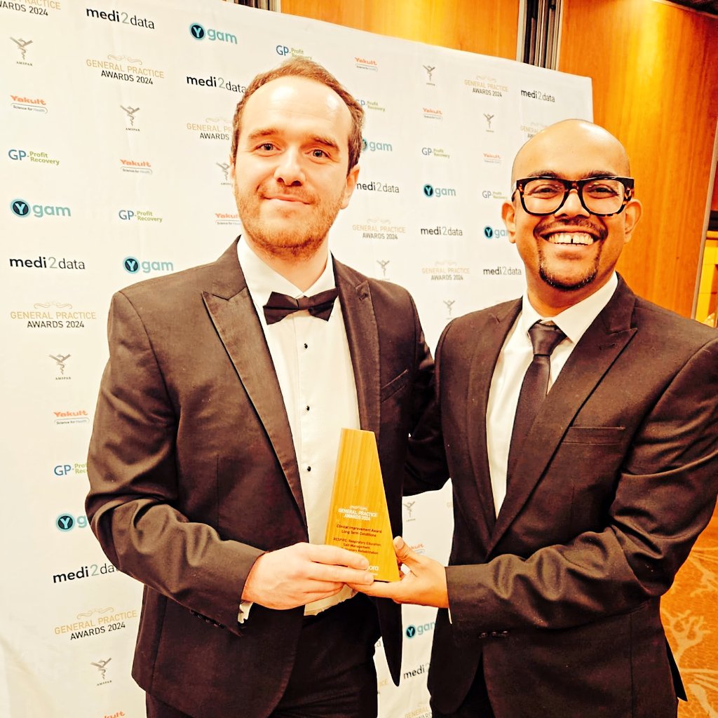 DrMannyGP's tweet photo. I am honoured to be in London representing Ridings Medical Group as we WIN the Clinical Improvement award for Long Term Conditions @gp_awards
This recognition celebrates the incredible hard work of my team &amp; the dedication to improving #rcgp #GPAwards https://t.co/QyMBXwXrq8