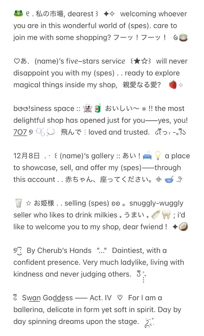 (Help repost, dear. I have free bios.)

Hello, i'm  bringing you 7 free wording
bio  dan hari ini disponsori  oleh kakak
<a href="/julieett/">ؘ</a> and <a href="/inlovelyfs/">kii🍦🍧🍭🛍️💳</a>! 💗🛼

Claim it via DM dengan syarat:

໒. 1⠀person⠀:⠀1 bio.
໒. Chat “mau (code)” di DM.

Thank you very much. 💖

#zonauang