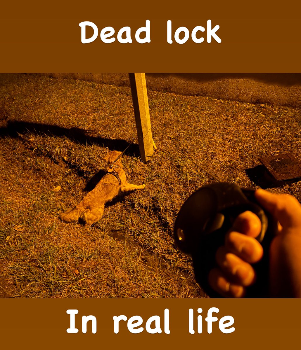 #deadlock in real life