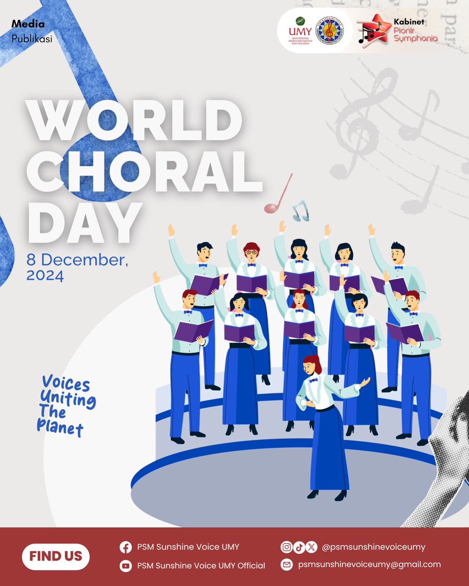 🎙️ ₊˚ [ WORLD CHORAL DAY ] ˚₊ 🎙️

“Celebrating the harmony of voices and hearts on #WorldChoralDay 🎶✨ Together, we sing for unity, peace, and joy!”