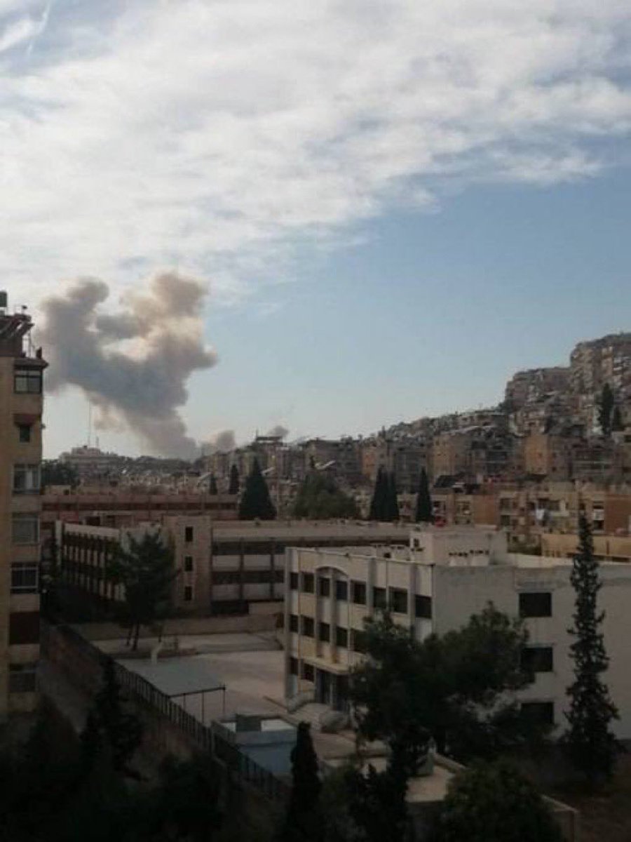 Partisangirl's tweet photo. BREAKING🚨Israel is violently bombing Syria, they used the “rebel” proxies to destroy Syria’s defences and now they continue to bomb Damascus’s capability.

Israel is the eternal enemy. https://t.co/FIlXHRaBuR