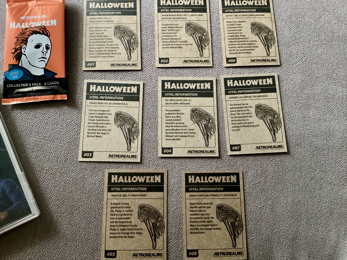 sonicpulsar's tweet photo. So cool, Halloween and Ash Vs Evil Dead came with a cool set of cards
#HalloweenAndAshVsEvilDead #Retrorealms #Halloween #AshvsEvildead https://t.co/grnSYaQVsd