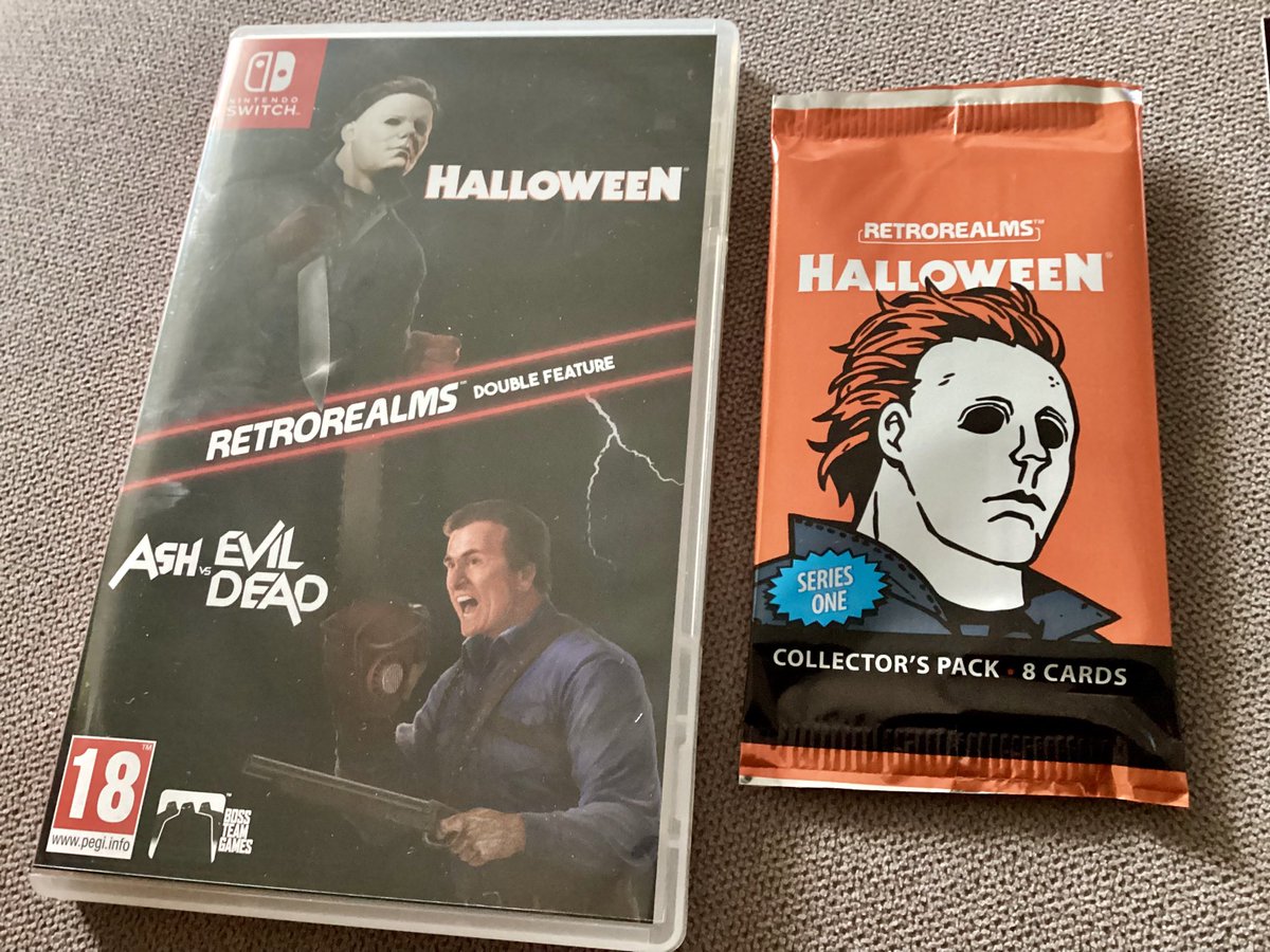 sonicpulsar's tweet photo. So cool, Halloween and Ash Vs Evil Dead came with a cool set of cards
#HalloweenAndAshVsEvilDead #Retrorealms #Halloween #AshvsEvildead https://t.co/grnSYaQVsd