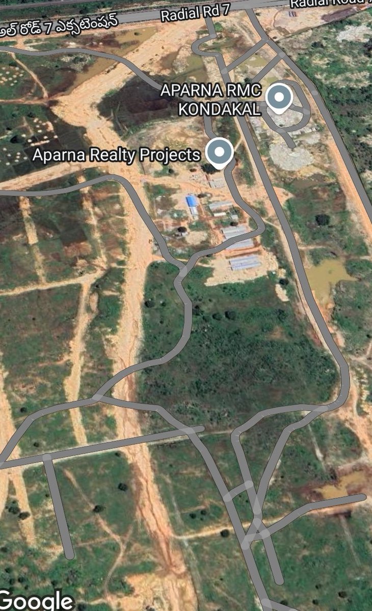 PavanCherukuriK's tweet image. Aparna Constructions is coming up a ultra luxurious villa project on radial road 7 extension near kollur. 

Land Extent - 100+ acres 
Villa Sizes - 1000+ Sq yards 
Starting Price - 20cr+

Here is the location. Stay tuned to this thread for more details 👍🏻

#Hyderabad #Mokila #RR7