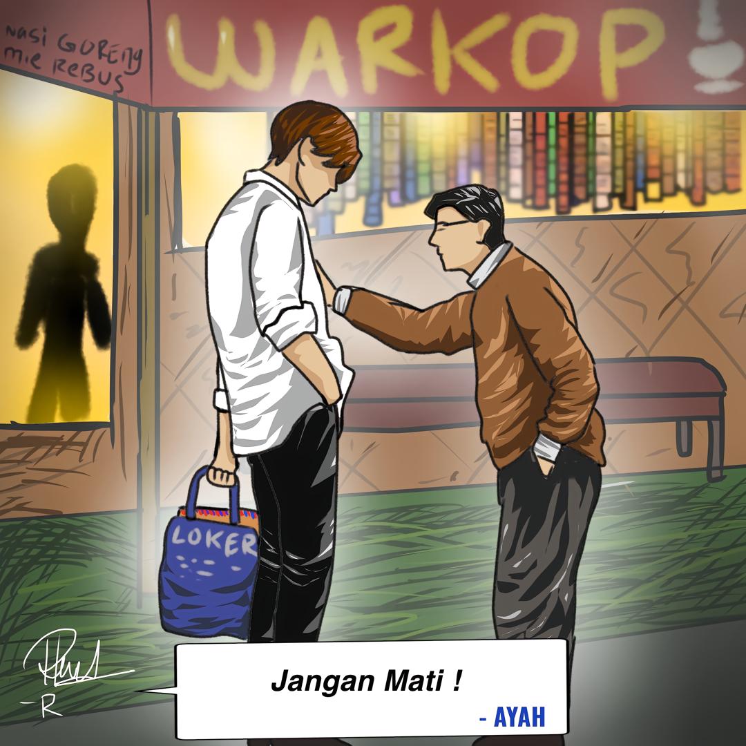 vikorahmat_'s tweet photo. "dijogo awak e yo mas, ning joboh rawan.. bapak ibu khawatir, sampean wes dadi tulang punggung" 

- bapak https://t.co/EdUG3O1jr0