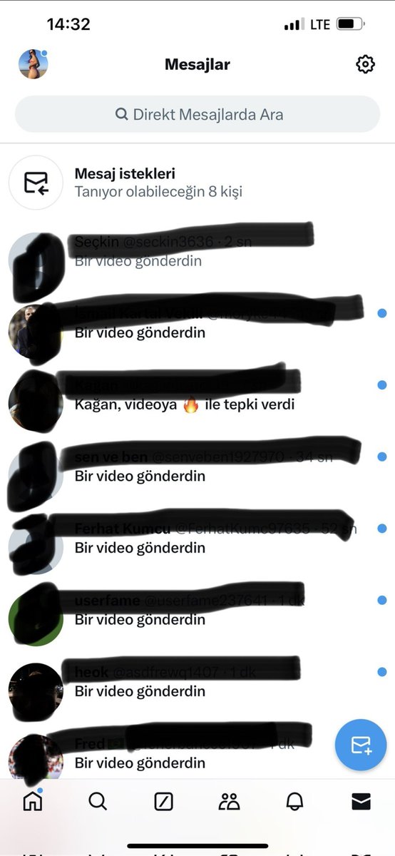 Rt fav yapanlara videomu atmaya başladım