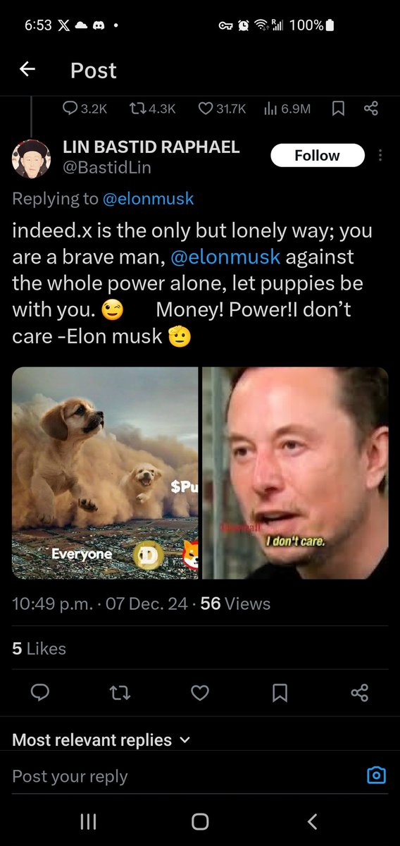Do the people who still believe Musk' s bullshit call themselves $puppies? Because that is so pathetic,  but somehow accurate....
