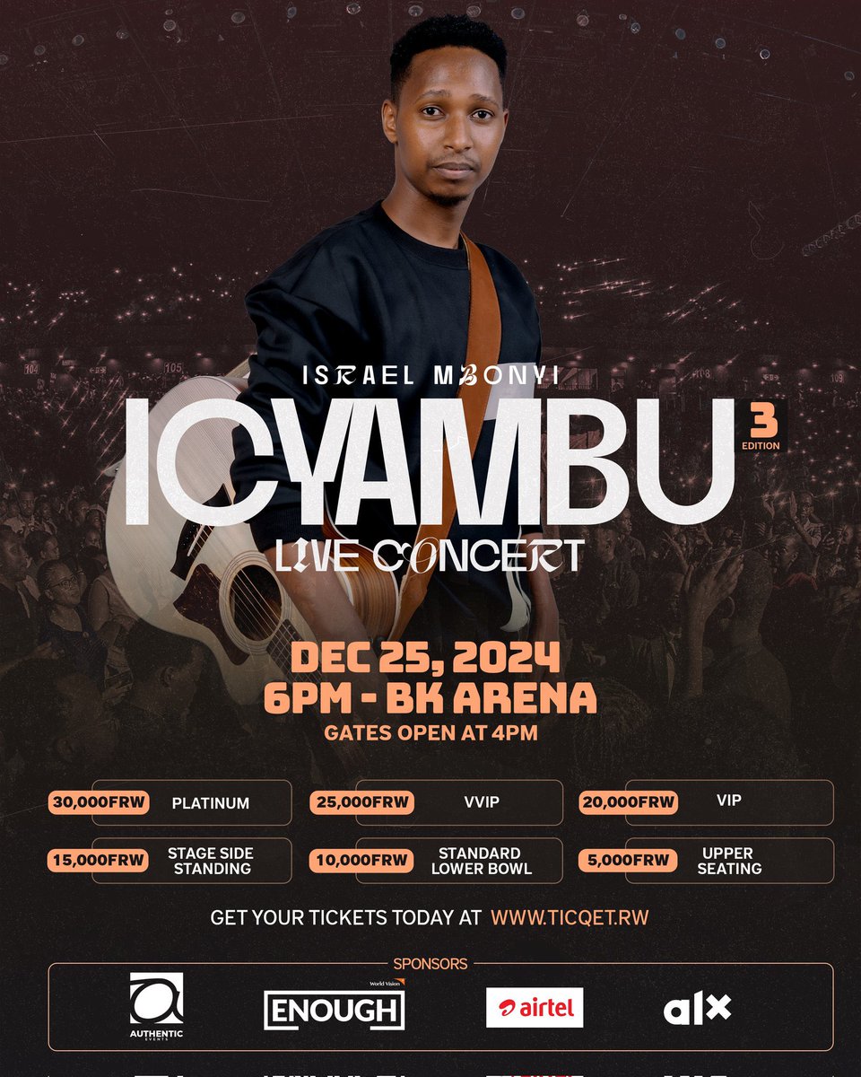 lyvine_rwanda's tweet photo. I'm sure #ICYAMBU Live Concert will be your Vaccine of low connetion with you and our Father Lord so in worship and praising will help to reconnect well and leaving all struggles then you receive Grace and Mercy of Jesus, here @IsraeMbonyi will help you try to buy your ticket now to not miss this. God bless you🙏 #Dove