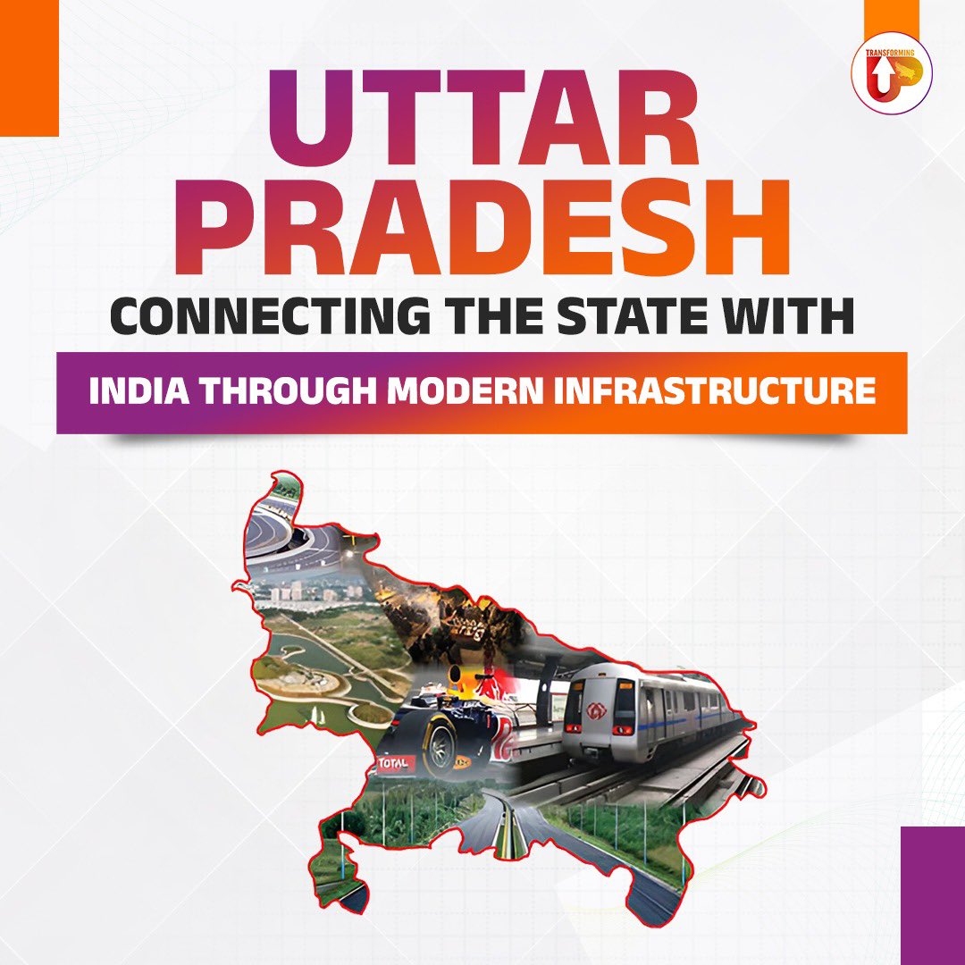 transforming_up's tweet image. #UttarPradesh is building the future with modern infrastructure, connecting every corner of the state with India’s growth story.

#TransformingUP #ModernInfrastructure #Connectivity

1/4