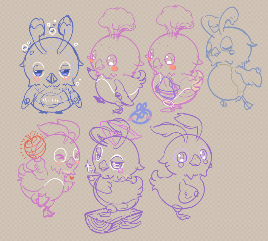 Valac_Kei's tweet image. 横向きばっかりになっちゃった…
寝てるポーズの裏面どうしようかな。
お尻上にうつ伏せダウンかなチラ見してるやつ