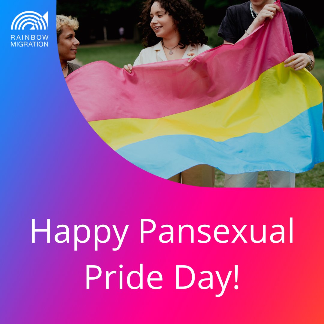 Happy #PansexualPrideDay!

At Rainbow Migration, we regularly support pansexual people who come to the UK fleeing persecution. Everyone deserves freedom, safety and the chance to be true to themselves.