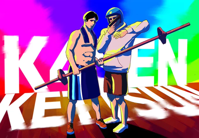 #VCRGT絵#VCRGTA3ここそういうコンビみたいだった 