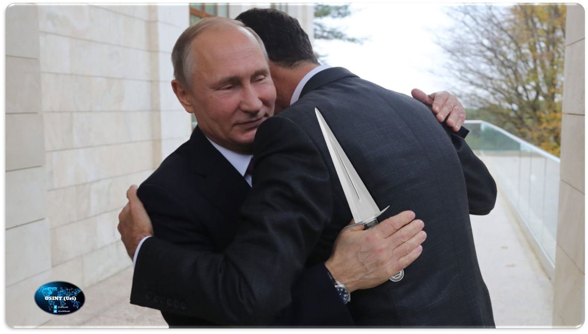 "Trust me... I will always have your back." - VV

#Israel #Russia #Iran #Turkey #Syria #OSINT #HTS