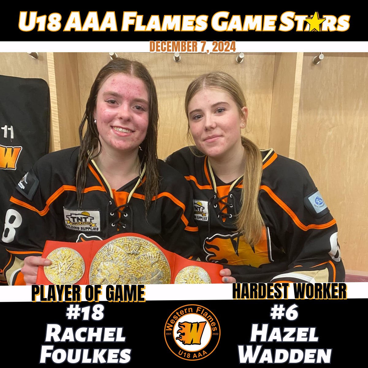U18 AAA TNT Western Flames tweet media