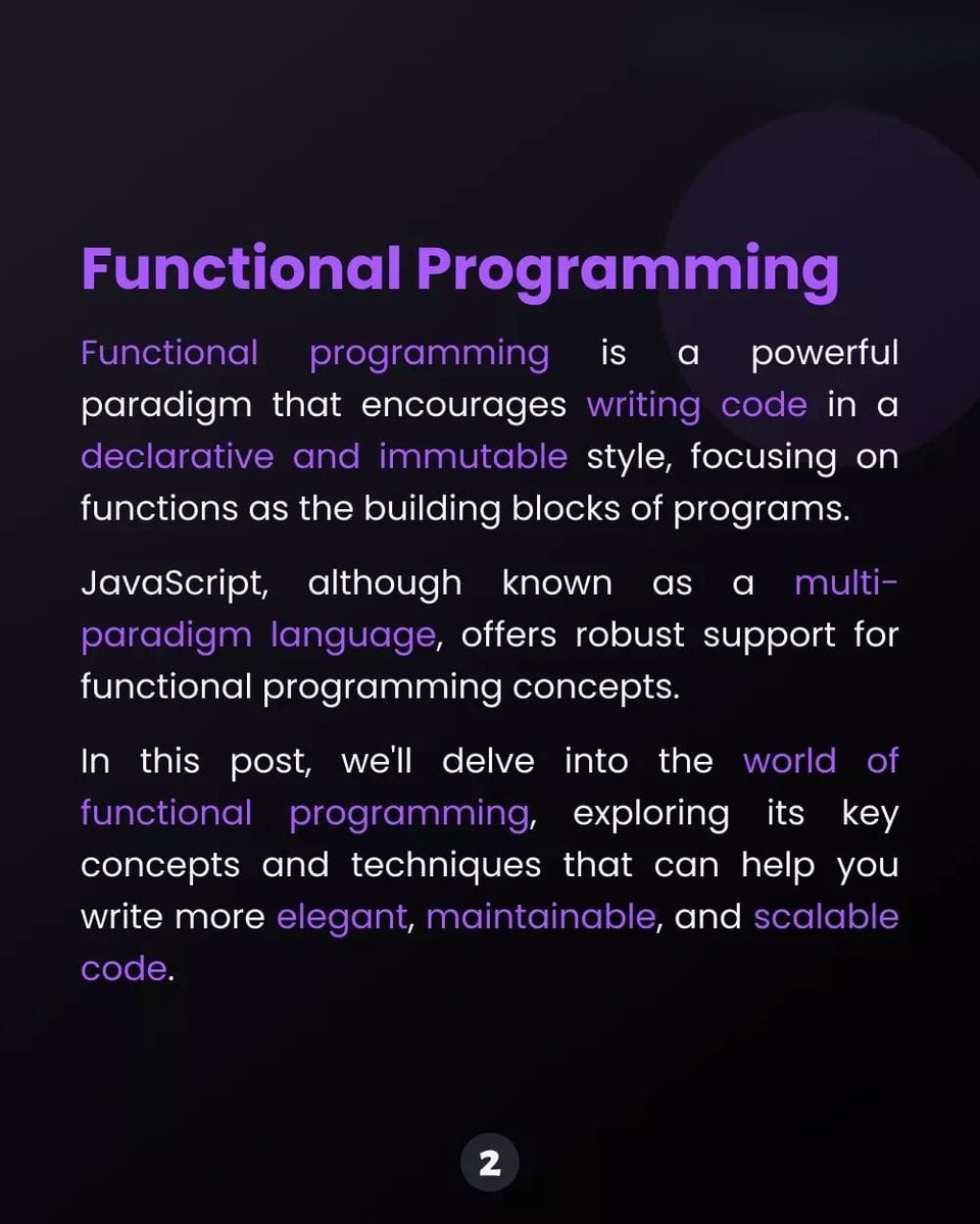ryanfavour4's tweet photo. 🤔Ever felt like your code could use a little magic? 🪄✨ Let’s talk Functional Programming! 💻🔧 From cleaner code to smarter solutions, JavaScript has the tools to make it happen. Ready to level up? 🚀🔥 #FunctionalProgramming #JavaScript #CodeMadeEasy #ryanfavour4 https://t.co/Igy94Jz2nI